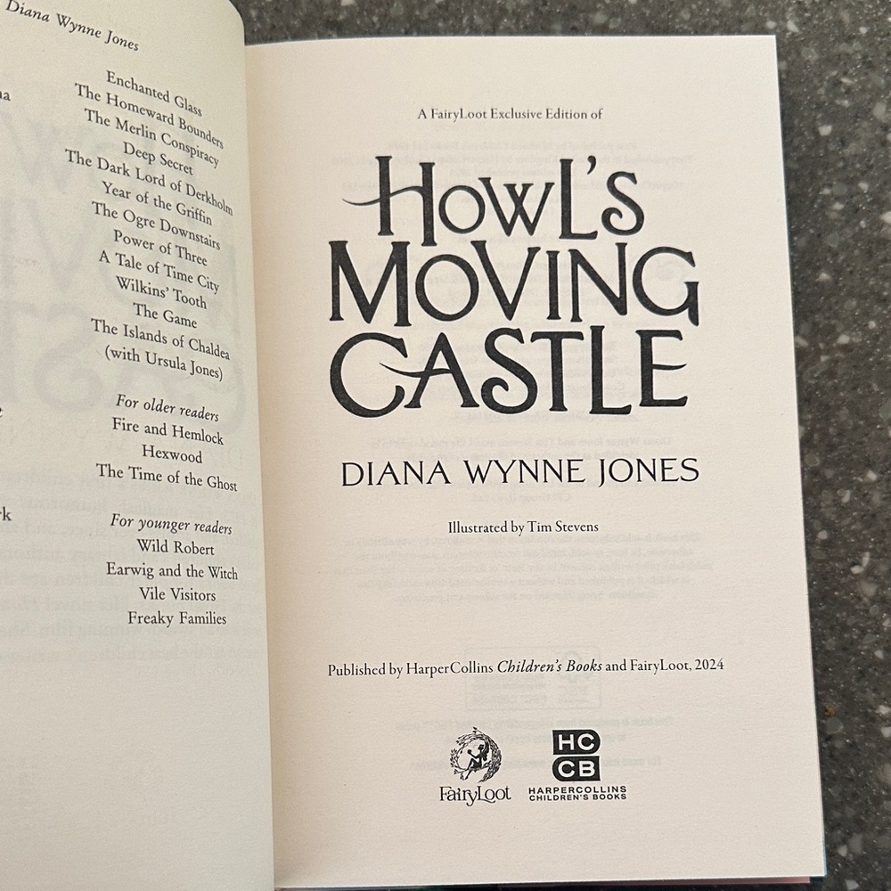 Fairyloot howls moving castle Diana Wynne Jones Fantasy Book Set - Picture 7 of 11